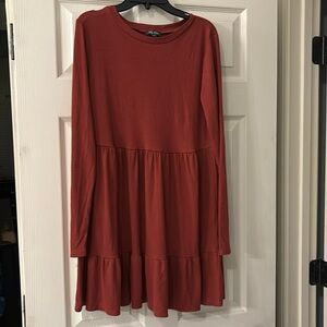 Adorable Rust Colored Dress